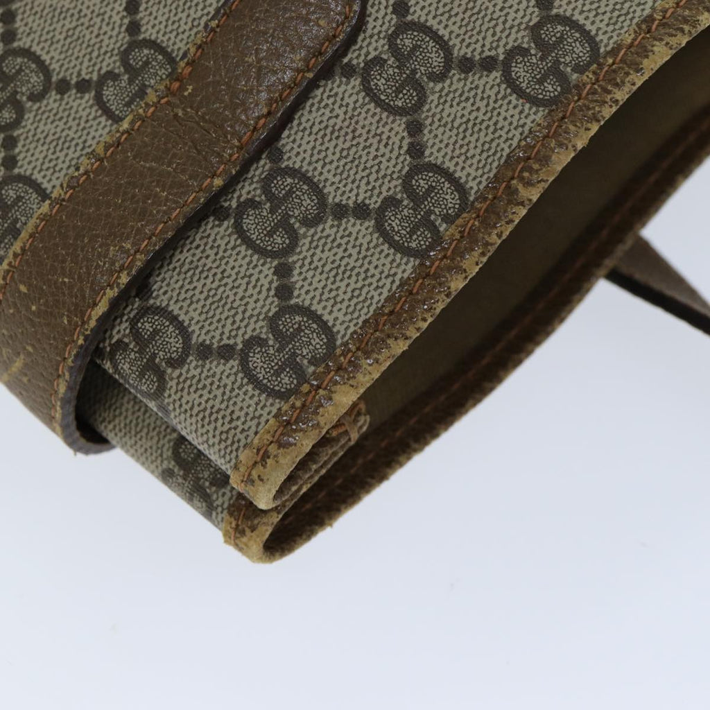 GUCCI GG Supreme Tote Bag PVC Beige 39 02 061 77022
