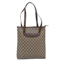 GUCCI GG Supreme Tote Bag PVC Beige 002 39 6130 8039 77023