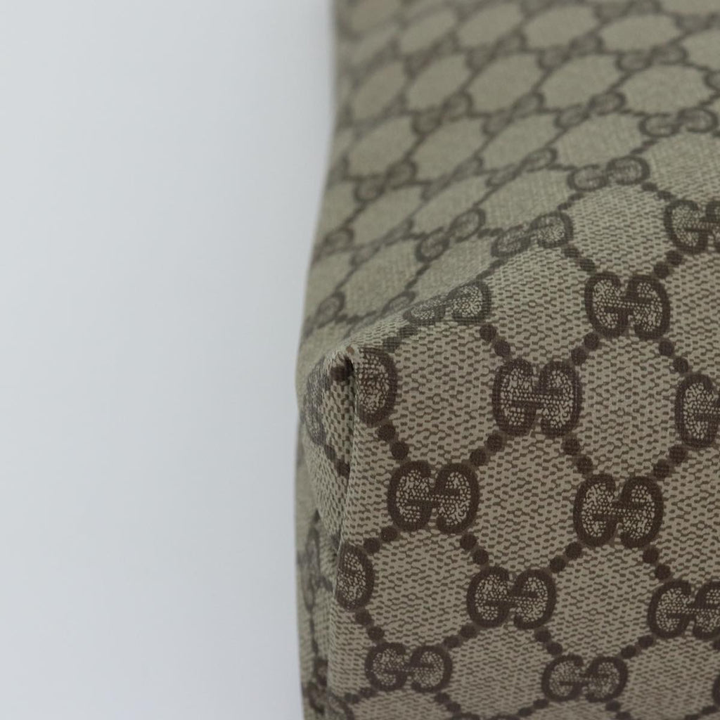 GUCCI GG Supreme Tote Bag PVC Beige 002 39 6130 8039 77023