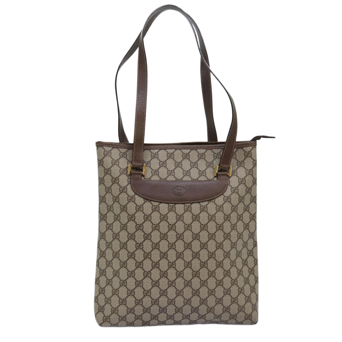 GUCCI GG Supreme Tote Bag PVC Beige 002 39 6130 8039 77023