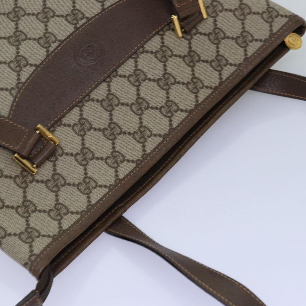 GUCCI GG Supreme Tote Bag PVC Beige 002 39 6130 8039 77023