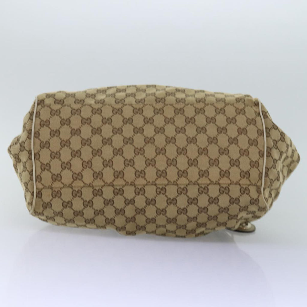 GUCCI GG Canvas Hand Bag Beige 223974 77030