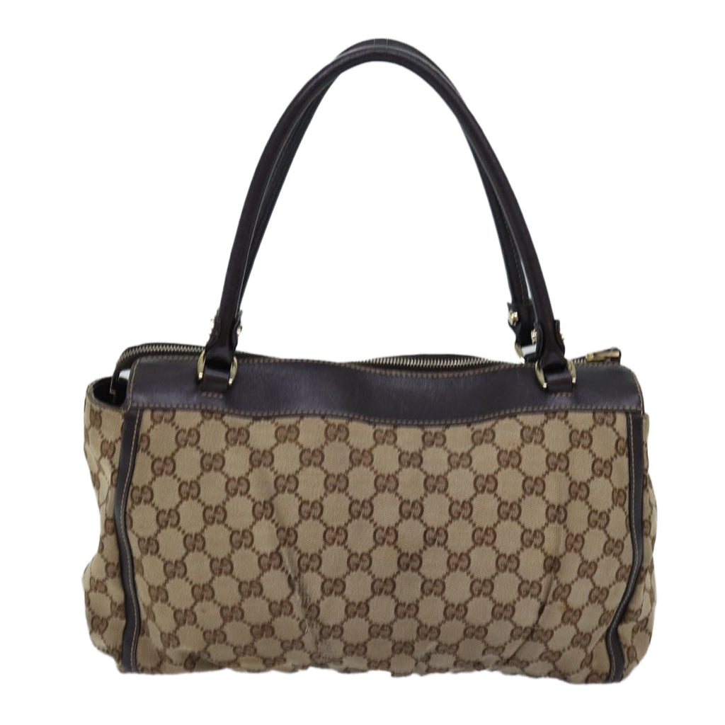 GUCCI GG Canvas Abbey Hand Bag Beige 189831 77031