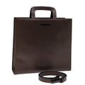 GUCCI Hand Bag Leather outlet 2way Brown 001 2058 1853 6 77087