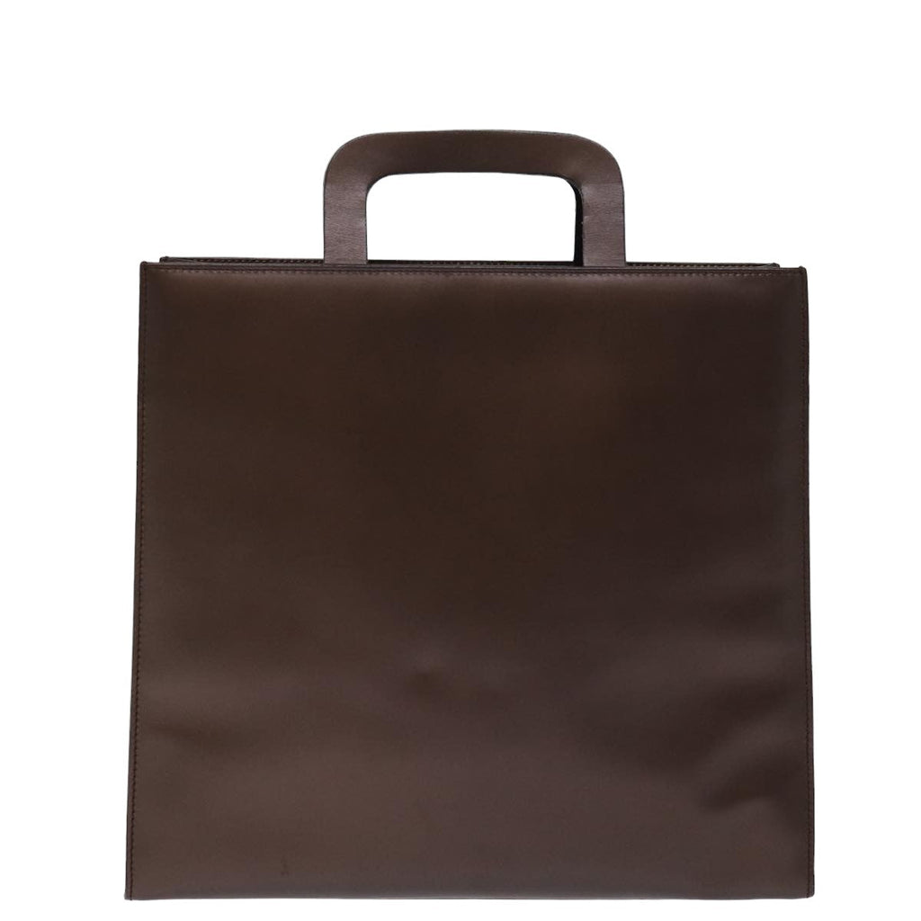 GUCCI Hand Bag Leather outlet 2way Brown 001 2058 1853 6 77087