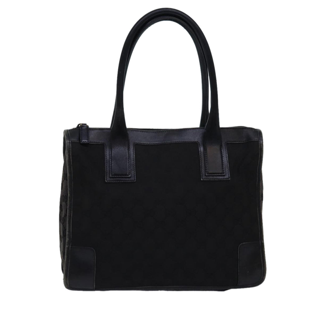 GUCCI GG Canvas Hand Bag Black 000 0855 77090