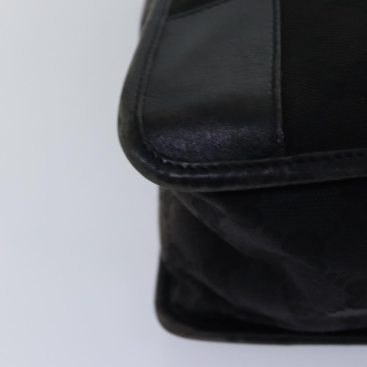 GUCCI GG Canvas Hand Bag Black 000 0855 77090