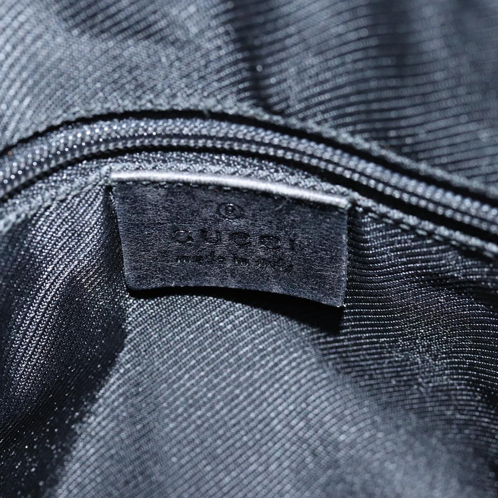 GUCCI GG Canvas Hand Bag Black 000 0855 77090