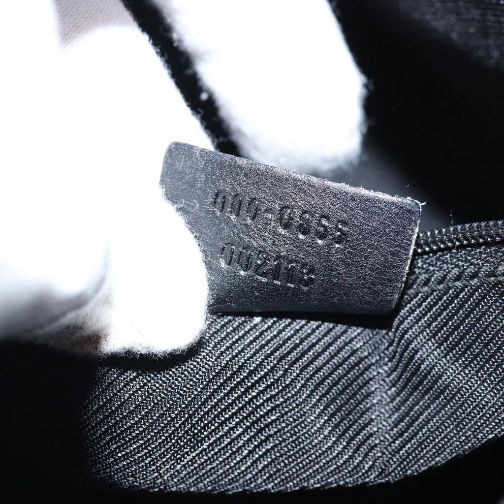GUCCI GG Canvas Hand Bag Black 000 0855 77090