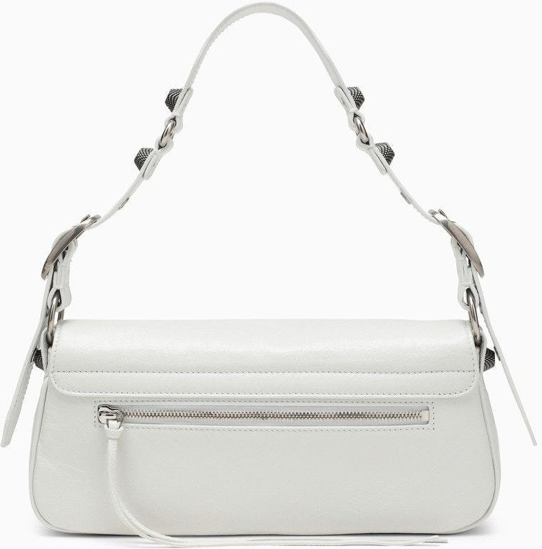 LE CAGOLE SMALL WHITE BAG
