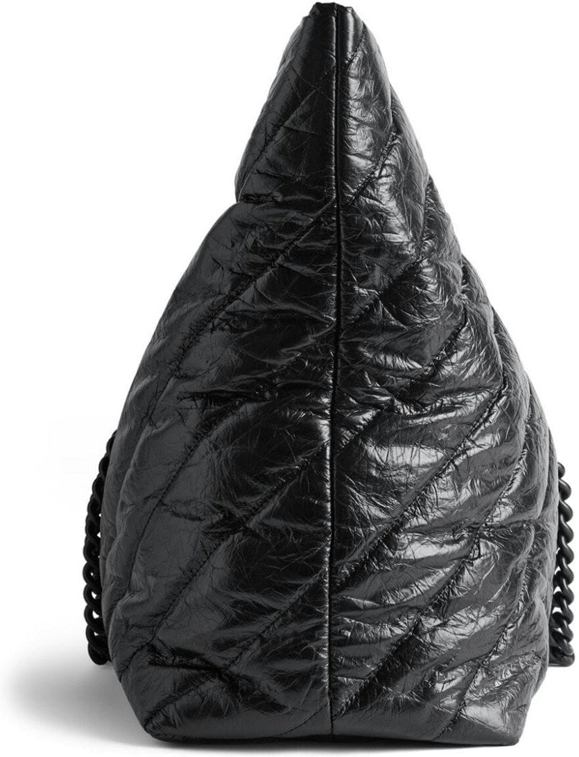CARRY ALL CRUSH LEATHER TOTE