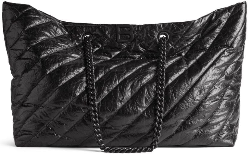 CARRY ALL CRUSH LEATHER TOTE