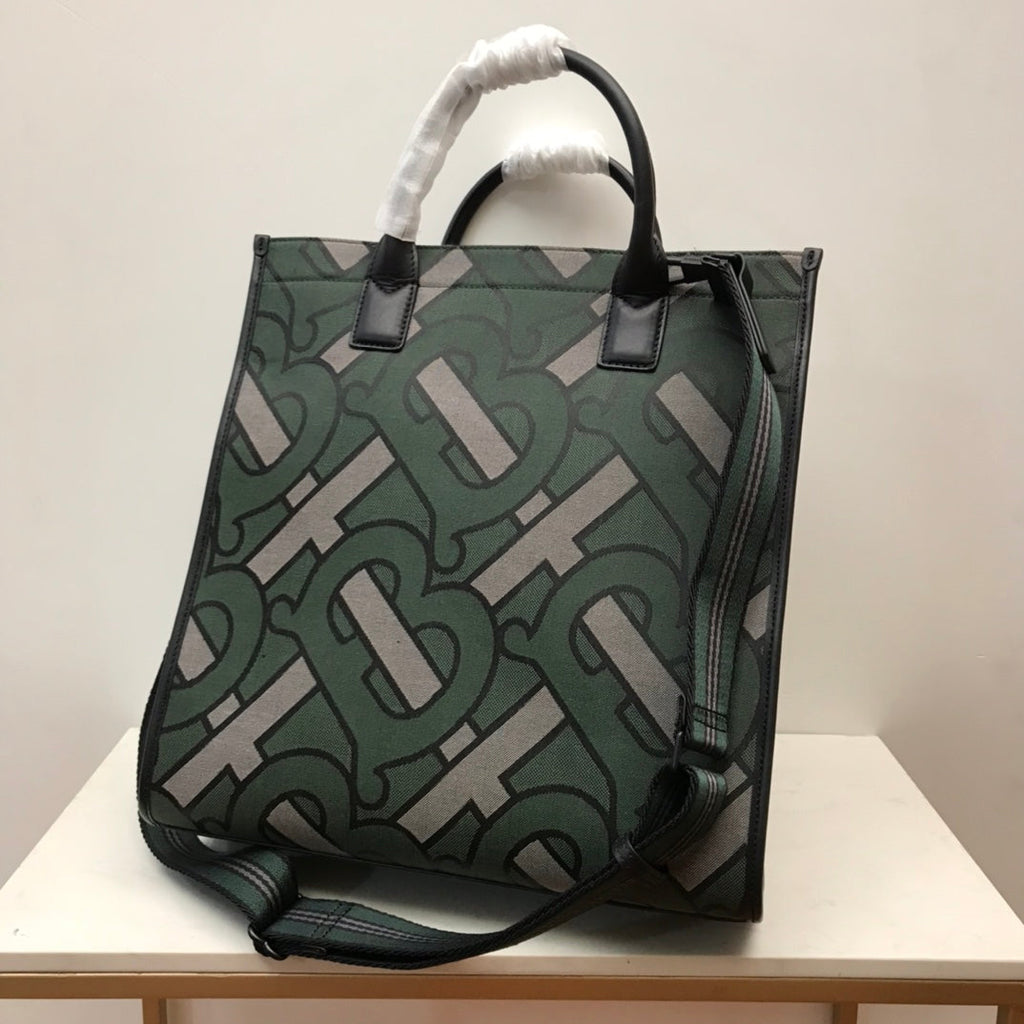 GLAMI Monogram Recycled Polyester Jacquard Tote For Women, Bags 14.8in/37.5cm