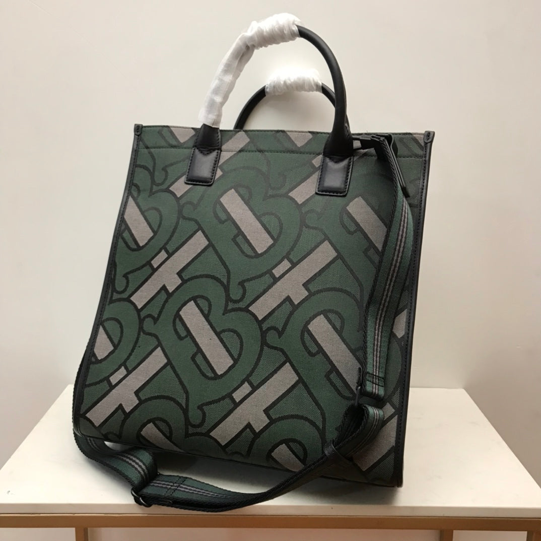 GLAMI Monogram Recycled Polyester Jacquard Tote For Women, Bags 14.8in/37.5cm