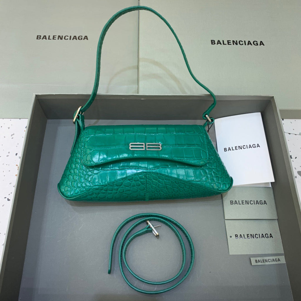 Balen XX Small GlamIap Bag Box Green, For Women,  Bags 10.6in/27cm 6956452108Y3613