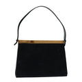 GUCCI Hand Bag Suede Black 001 2058 1928 0 77342