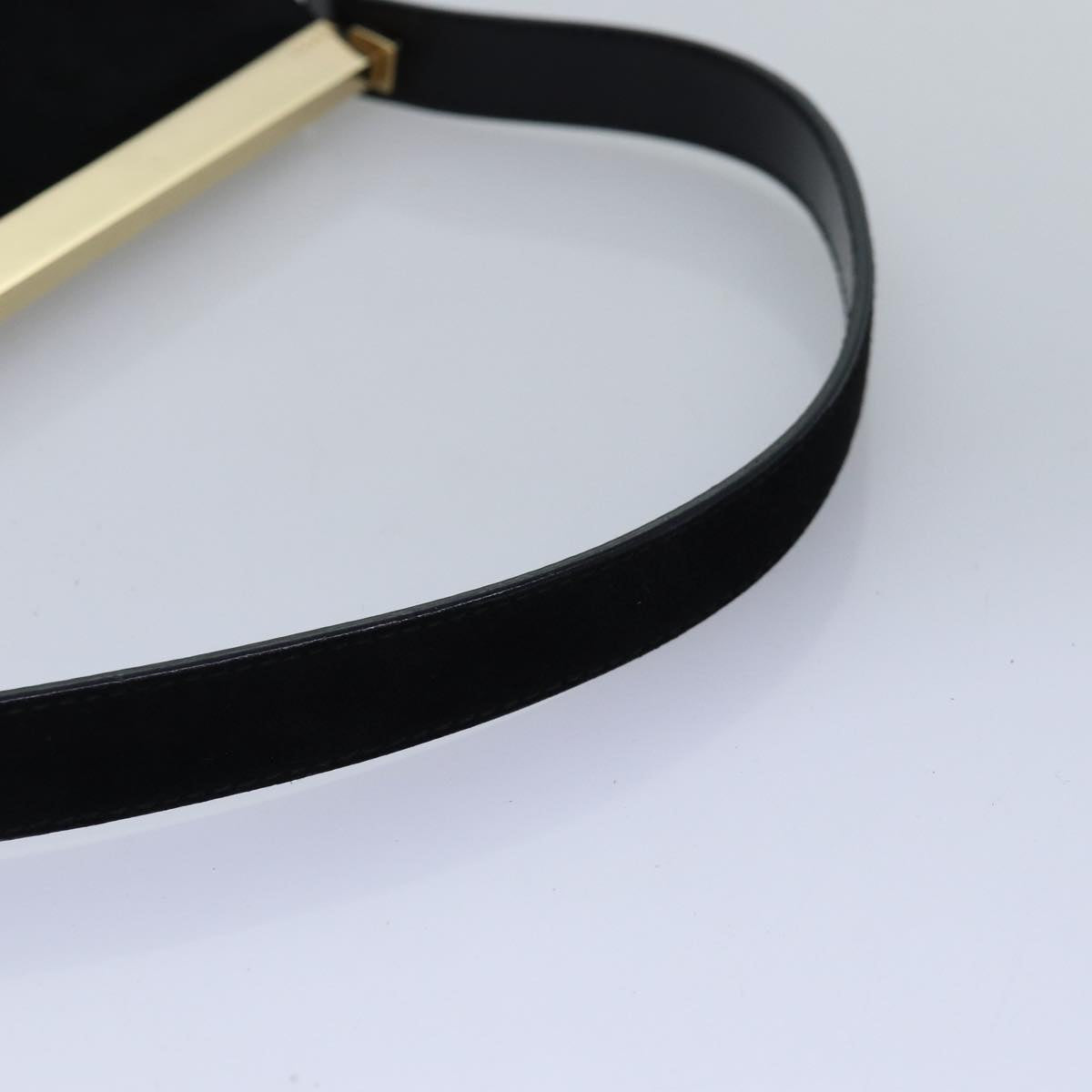 GUCCI Hand Bag Suede Black 001 2058 1928 0 77342