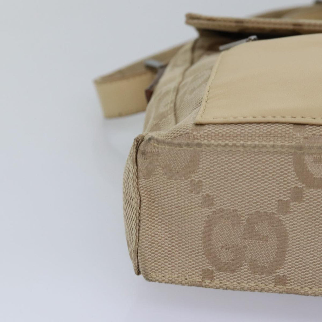 GUCCI GG Canvas Shoulder Bag Beige 001 3807 3444 77343