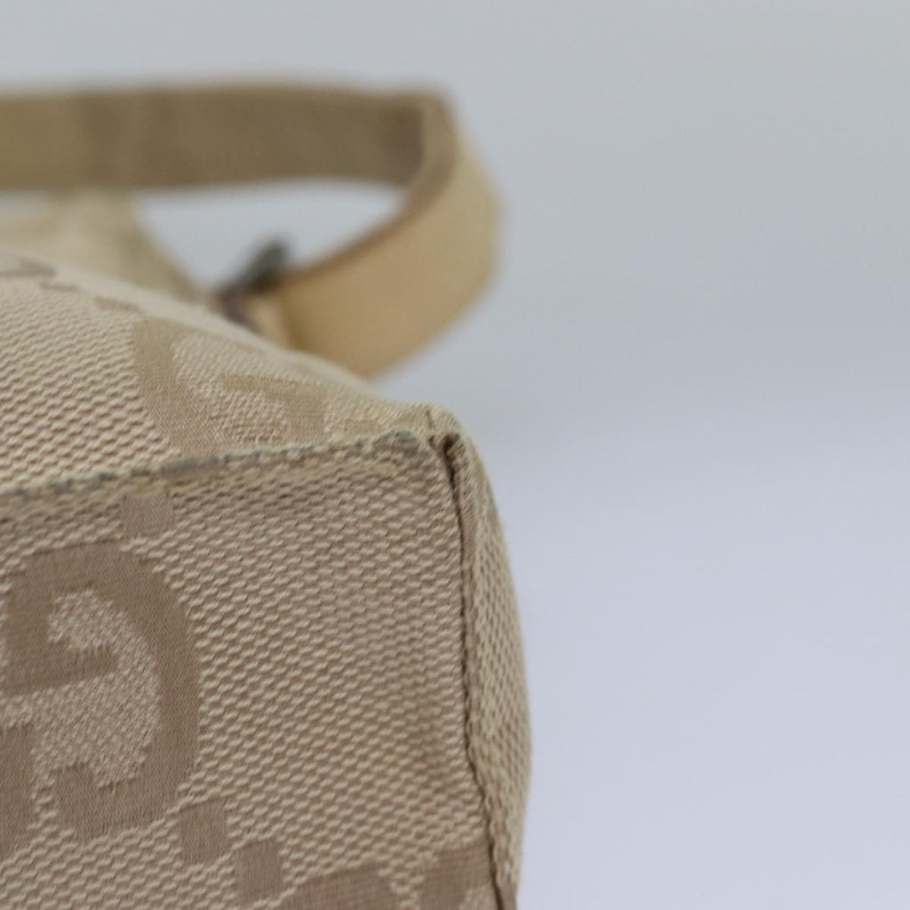GUCCI GG Canvas Shoulder Bag Beige 001 3807 3444 77343