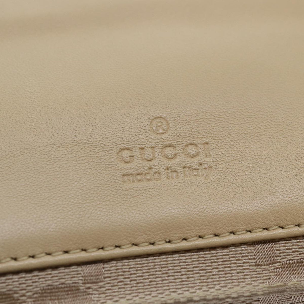 GUCCI GG Canvas Shoulder Bag Beige 001 3807 3444 77343