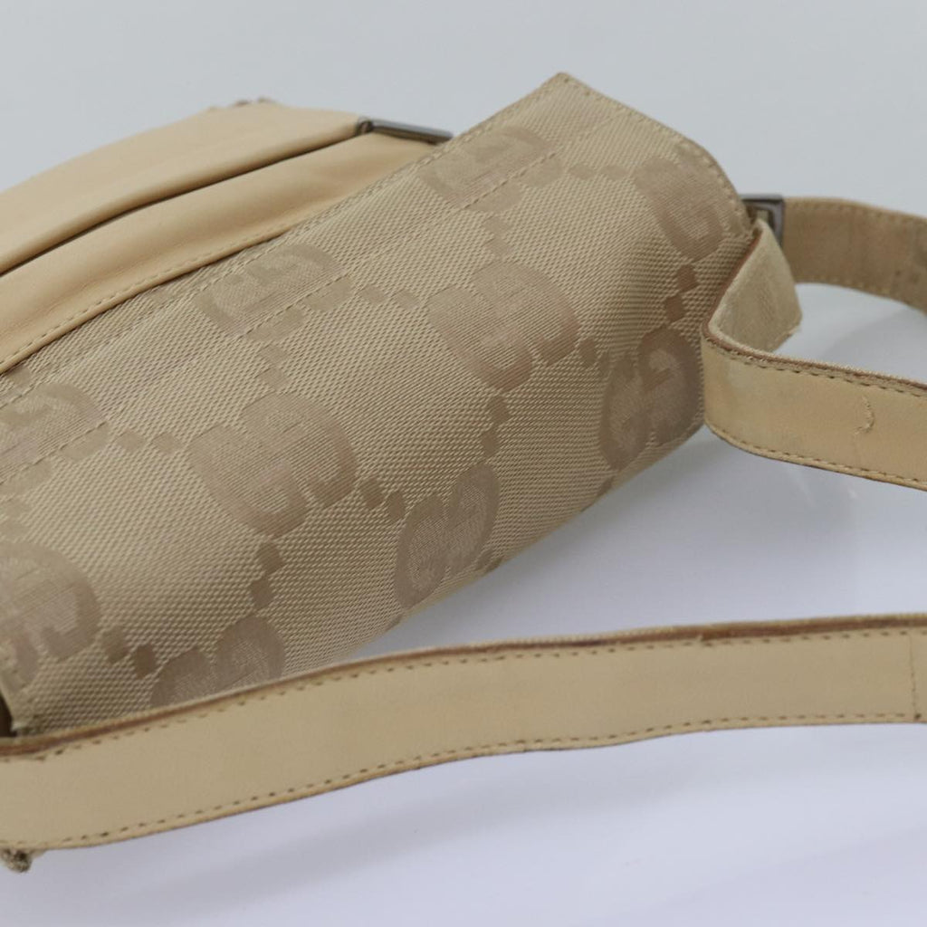 GUCCI GG Canvas Shoulder Bag Beige 001 3807 3444 77343