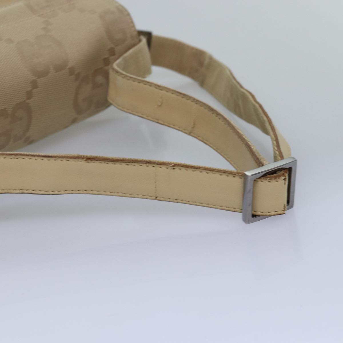 GUCCI GG Canvas Shoulder Bag Beige 001 3807 3444 77343