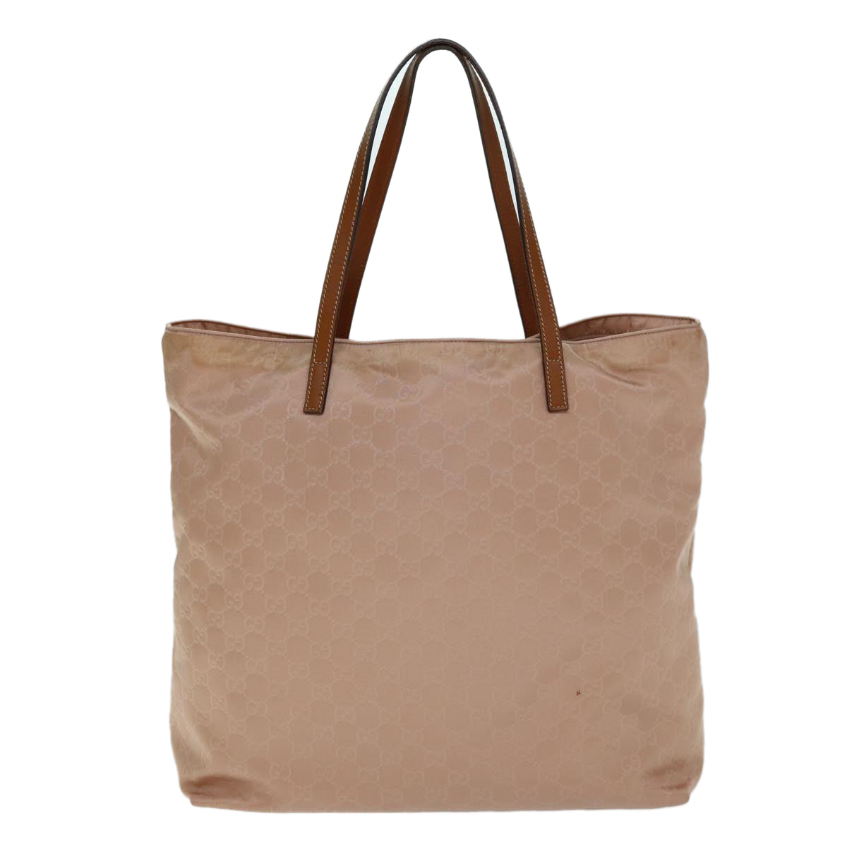 GUCCI GG Canvas Tote Bag Pink 295252 77369