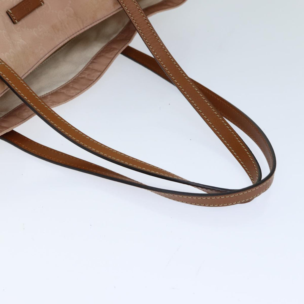 GUCCI GG Canvas Tote Bag Pink 295252 77369