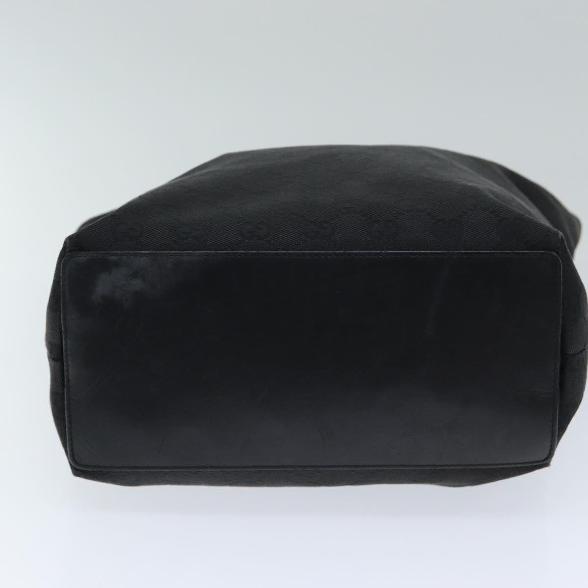 GUCCI GG Canvas Tote Bag Black 31243 77370