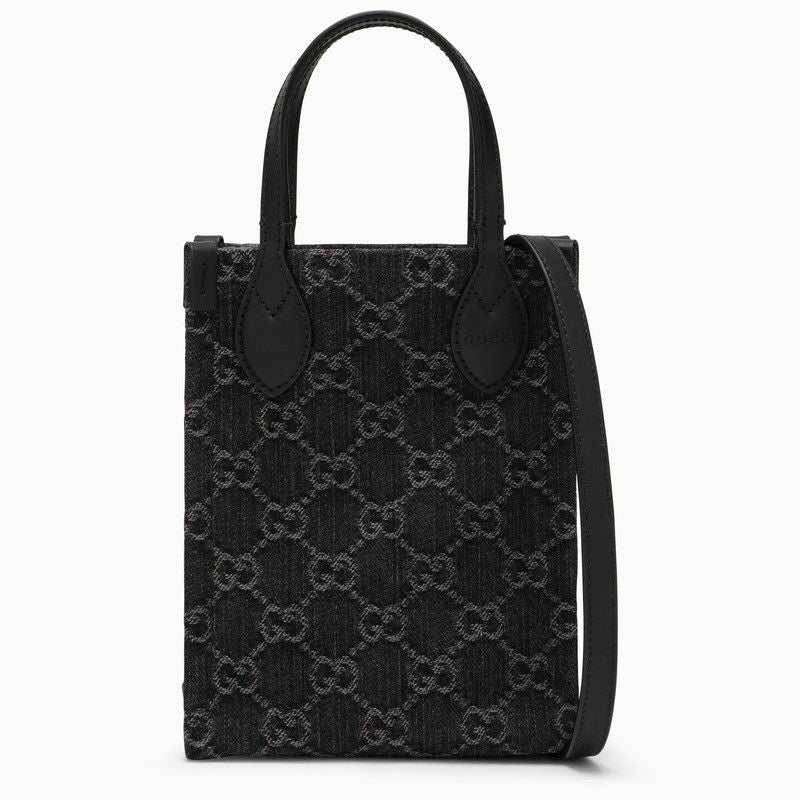 GUCCI Stylish Mini Handbag with Leather Trim