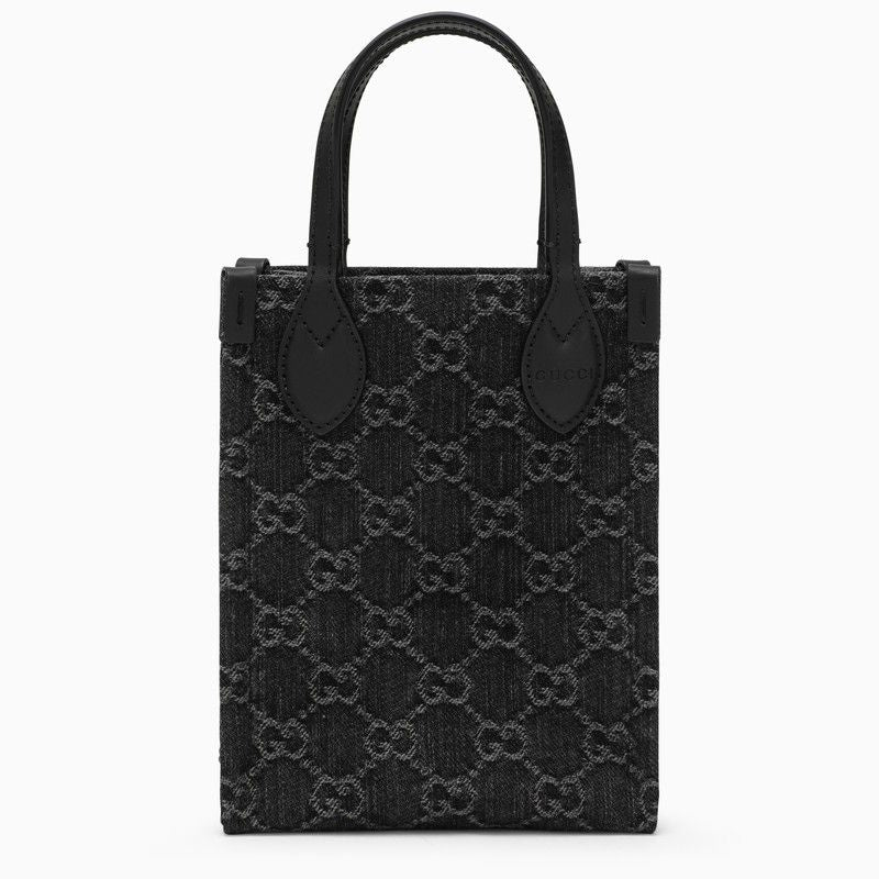 GUCCI Stylish Mini Handbag with Leather Trim