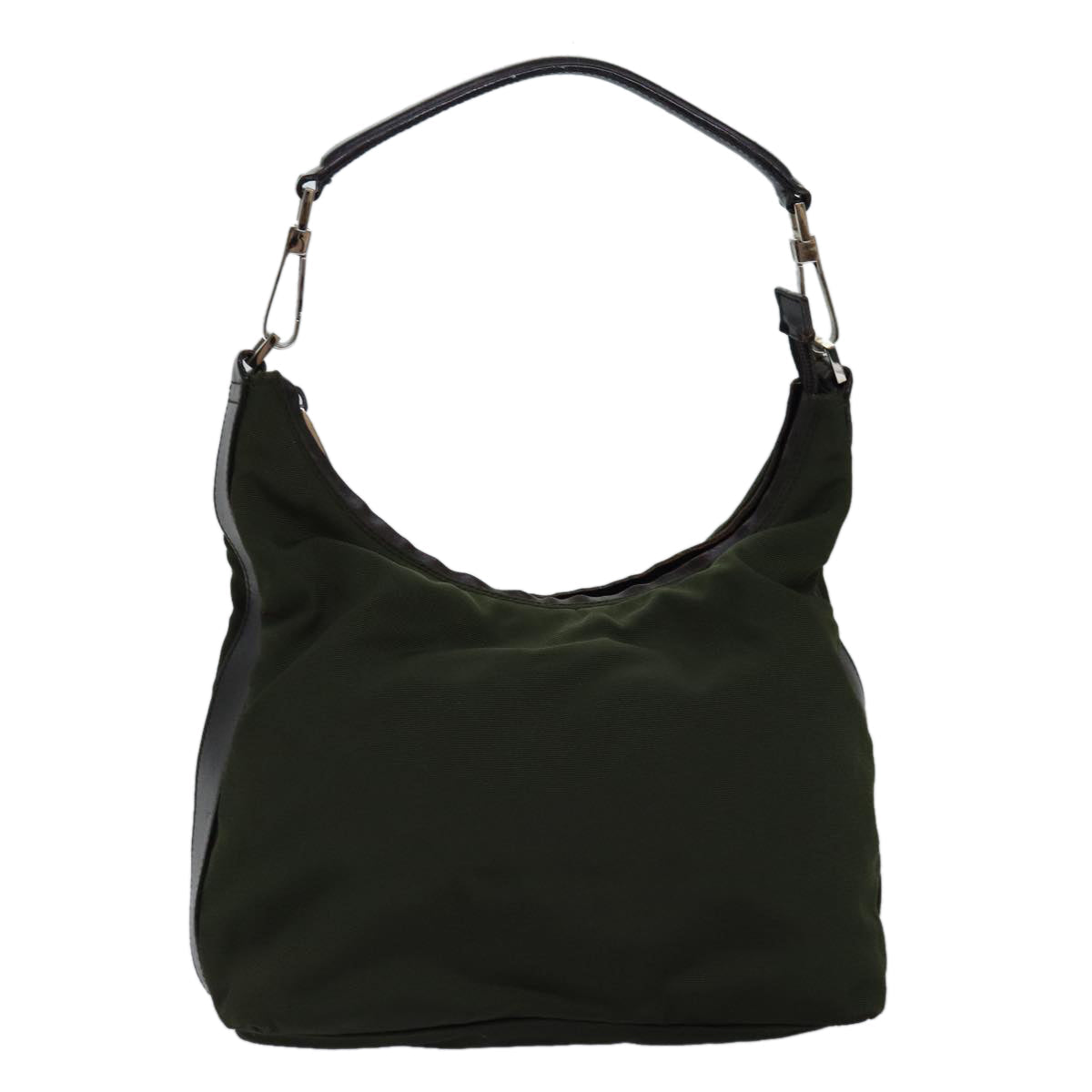 GUCCI Shoulder Bag Nylon Khaki 000 0602 77396