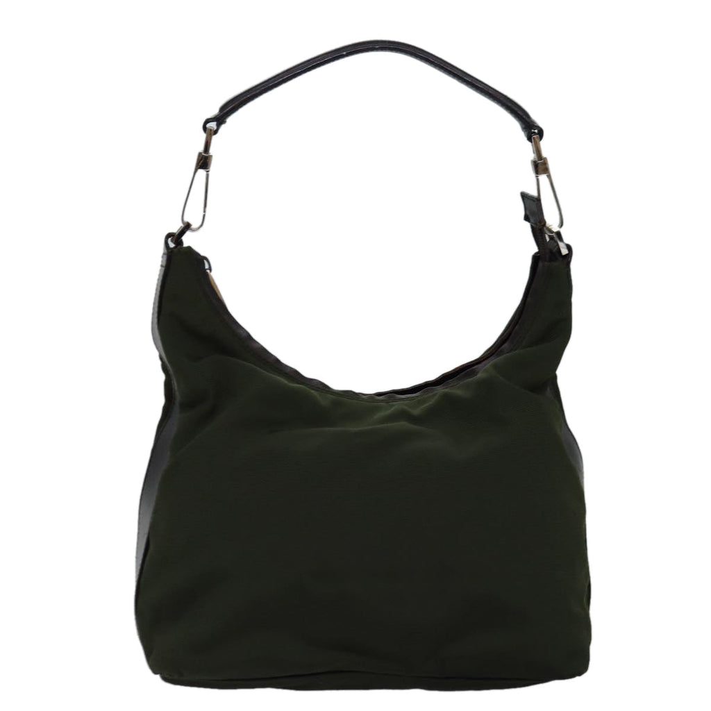 GUCCI Shoulder Bag Nylon Khaki 000 0602 77396