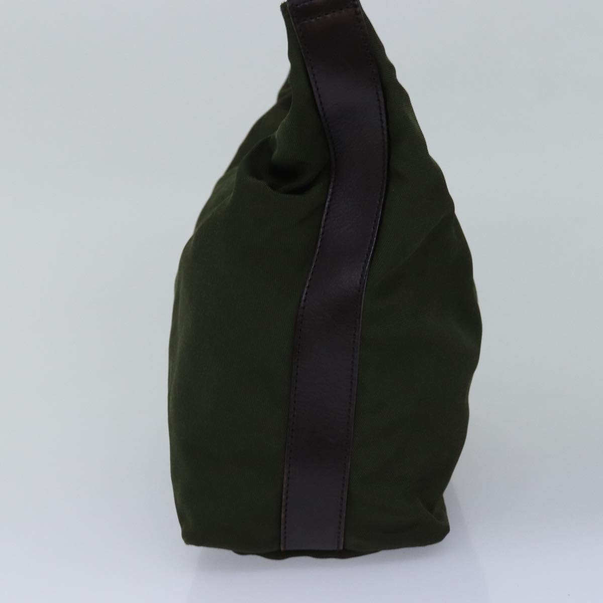 GUCCI Shoulder Bag Nylon Khaki 000 0602 77396