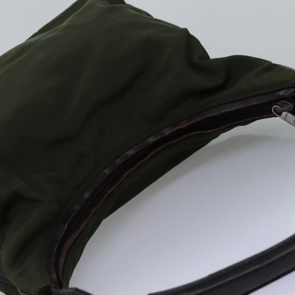 GUCCI Shoulder Bag Nylon Khaki 000 0602 77396