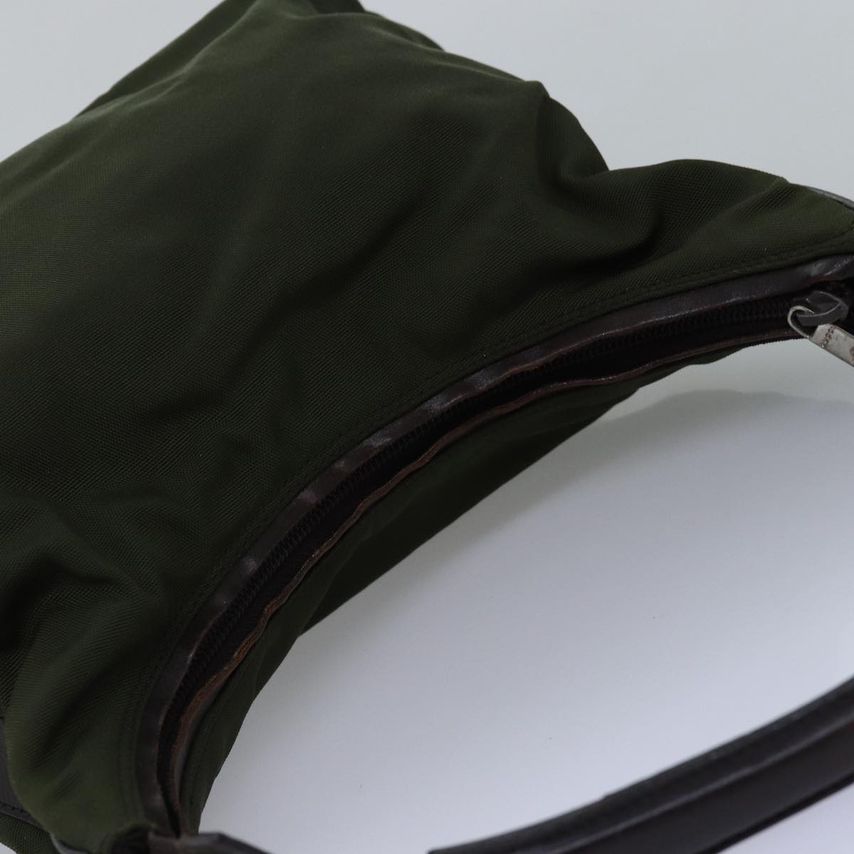 GUCCI Shoulder Bag Nylon Khaki 000 0602 77396