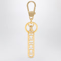 GUCCI Elegant Golden Key Ring with Logo