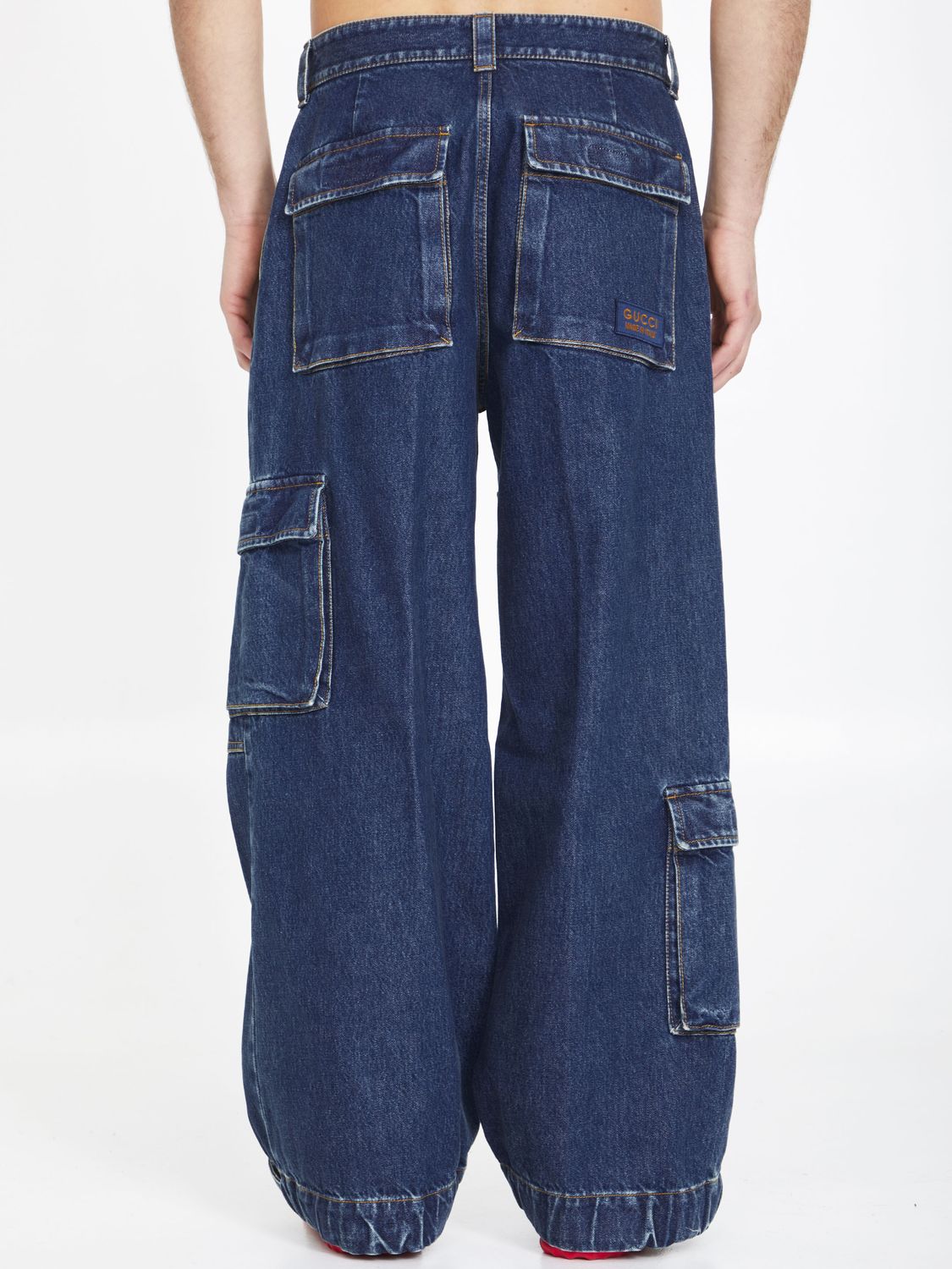 GUCCI Cargo Jeans with Multiple Pockets for Men