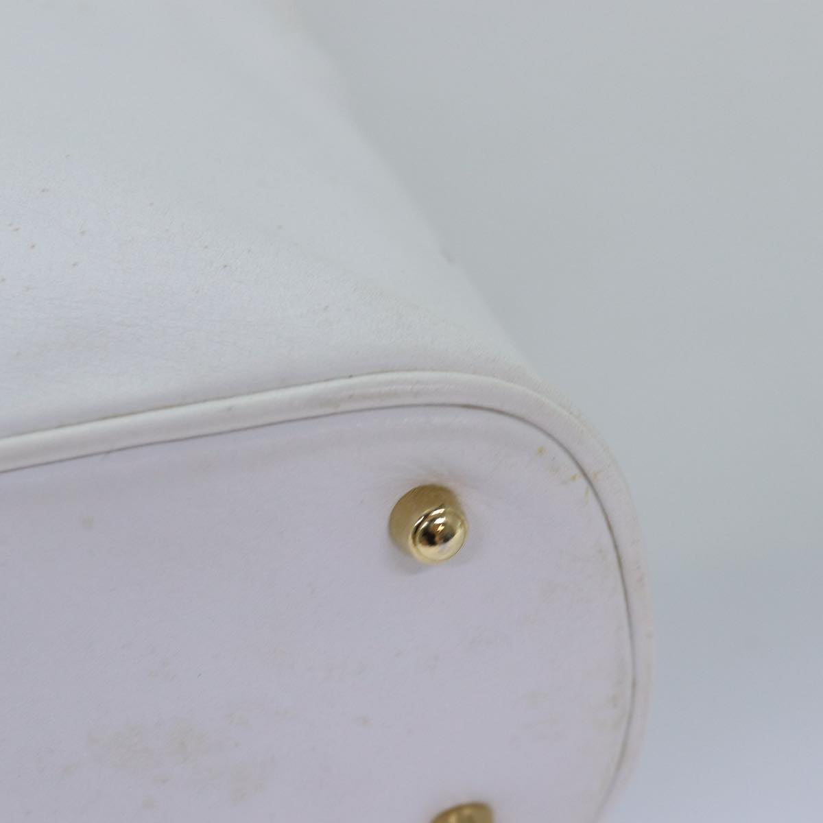 GUCCI Bamboo Hand Bag Outlet Leather White 000 1046 0290 77455