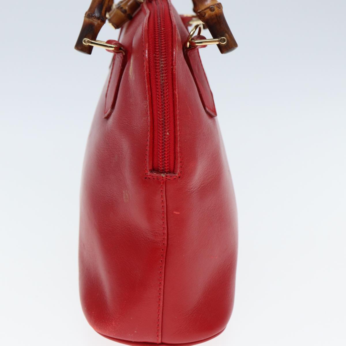 GUCCI Bamboo Hand Bag Leather 000 2865 0290 77456