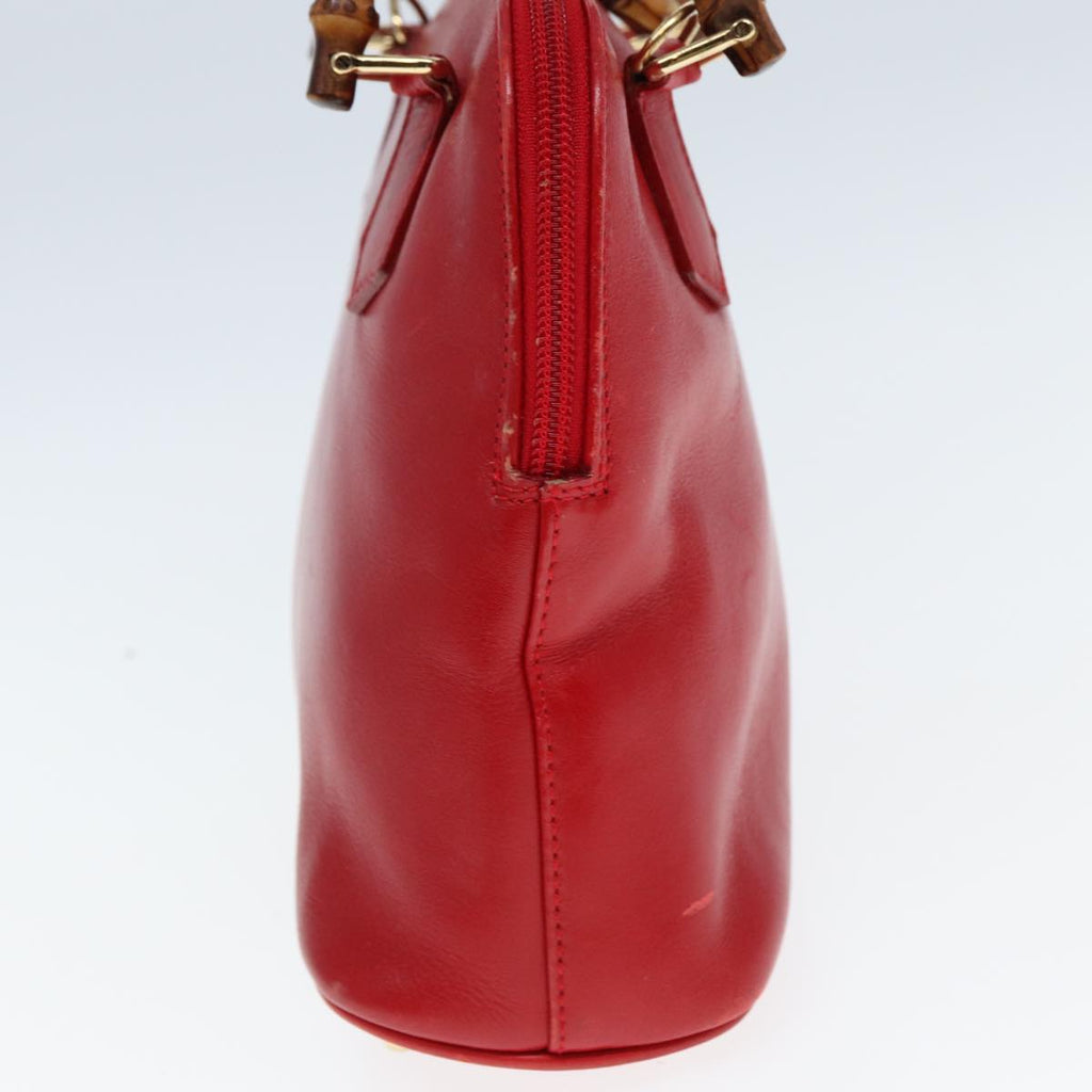 GUCCI Bamboo Hand Bag Leather 000 2865 0290 77456
