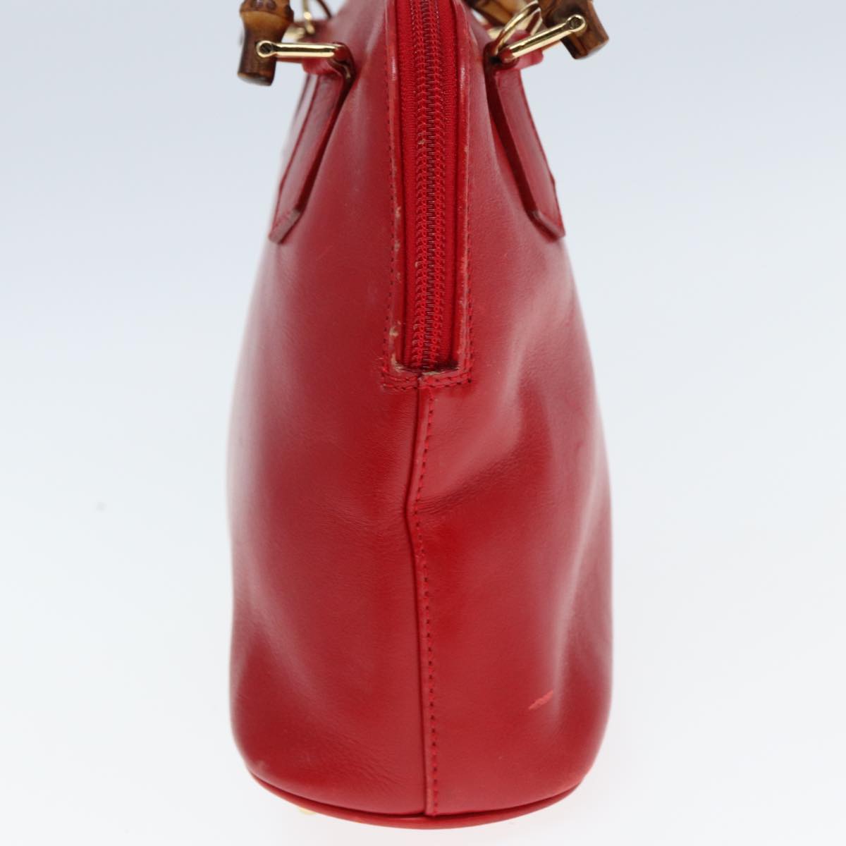 GUCCI Bamboo Hand Bag Leather 000 2865 0290 77456
