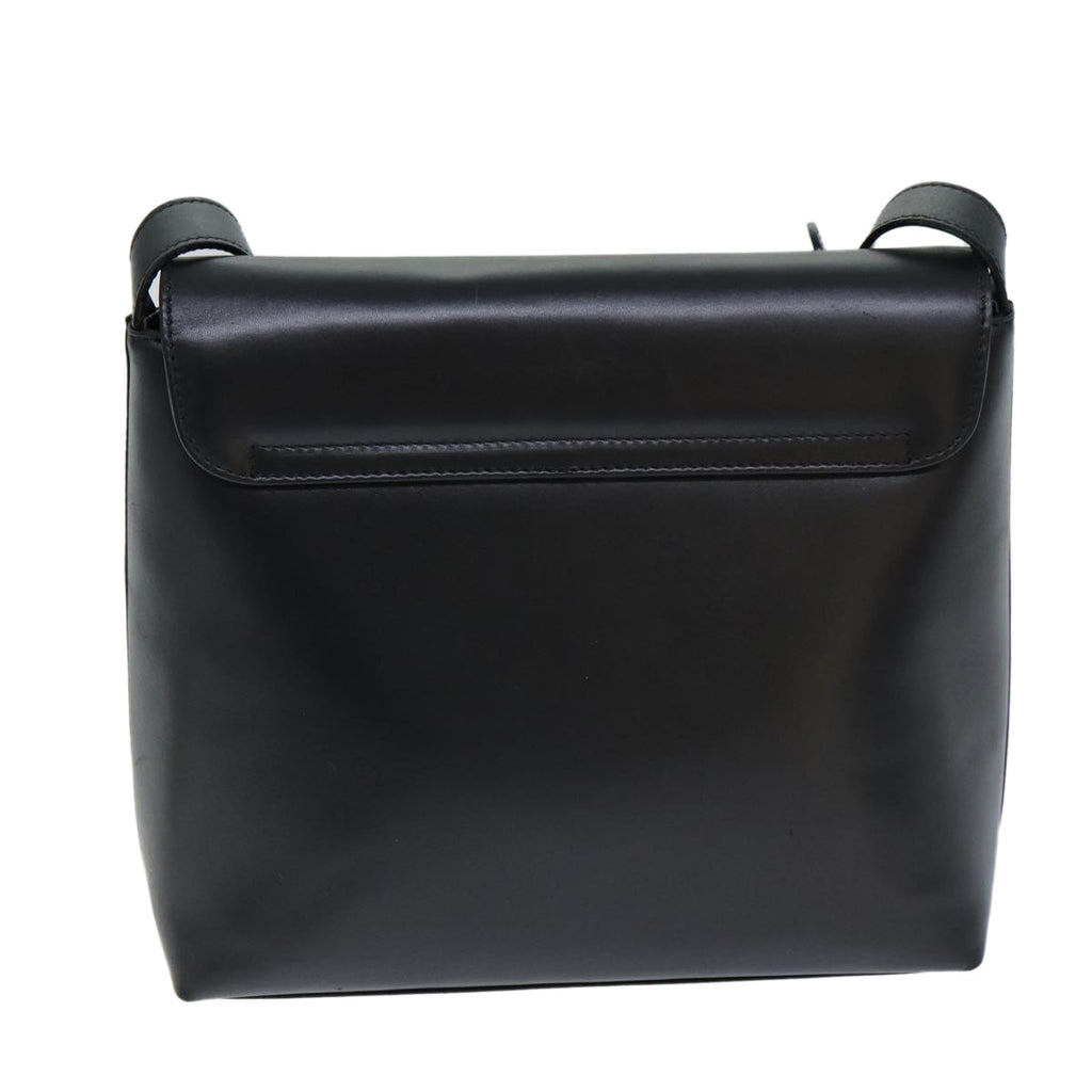 GUCCI Shoulder Bag Leather Black 001 1998 1785 77457
