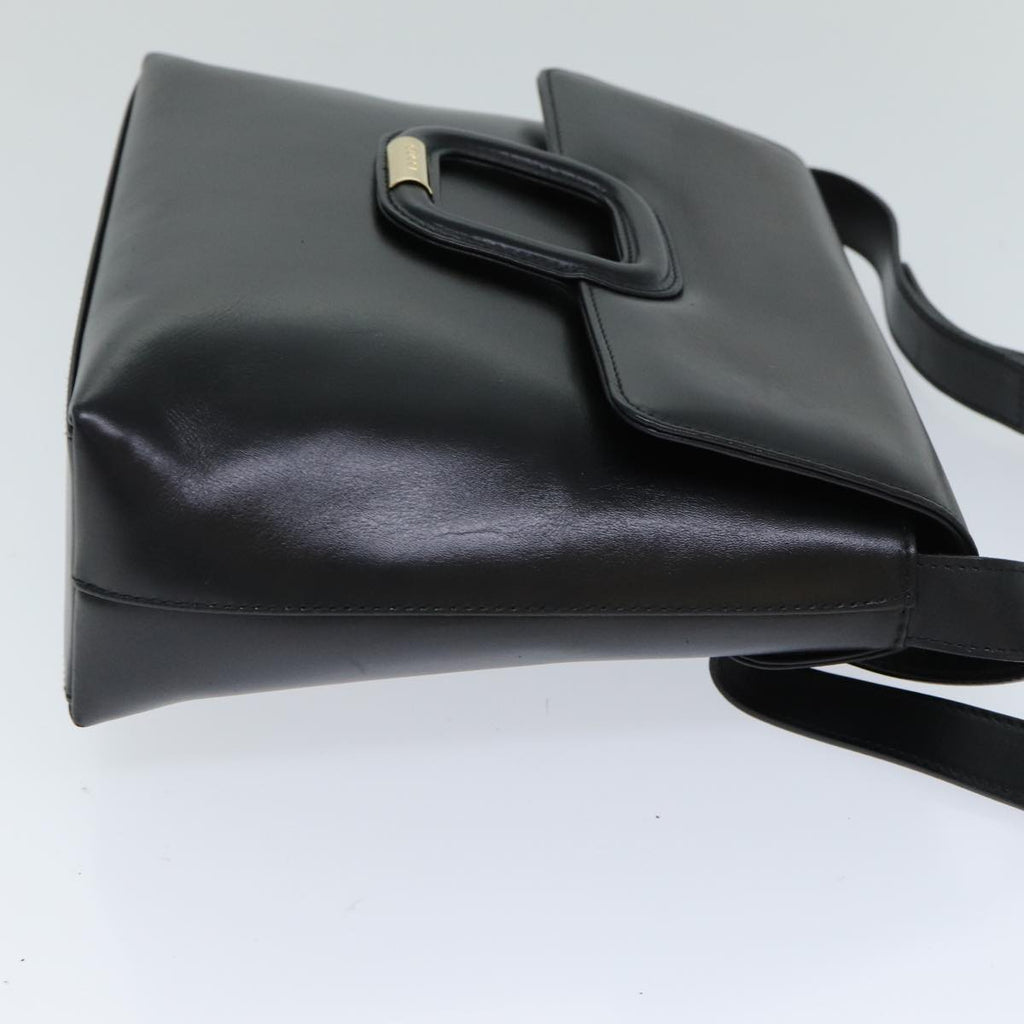 GUCCI Shoulder Bag Leather Black 001 1998 1785 77457