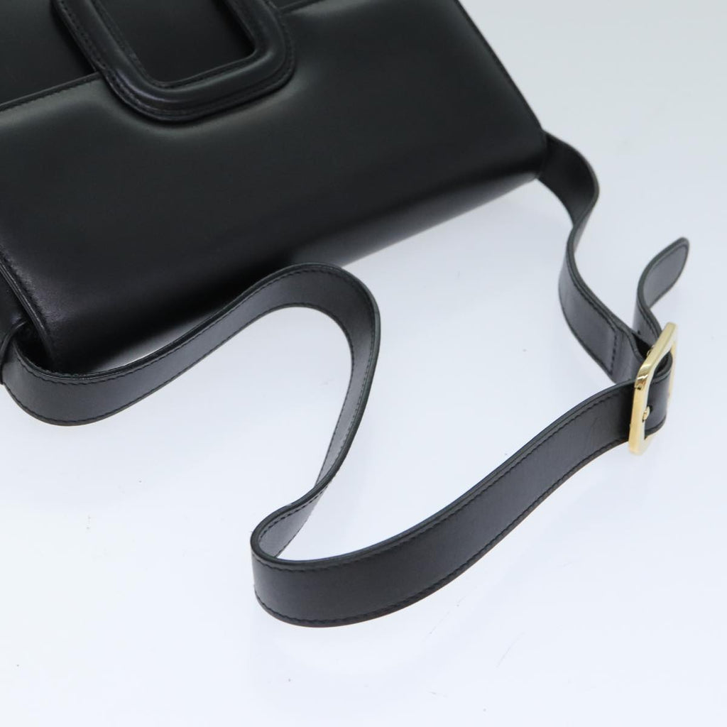 GUCCI Shoulder Bag Leather Black 001 1998 1785 77457