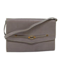 GUCCI Shoulder Bag Leather Gray 004 406 2008 77459