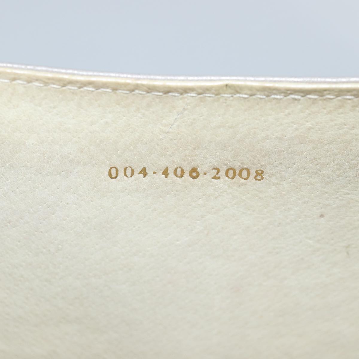 GUCCI Shoulder Bag Leather Gray 004 406 2008 77459
