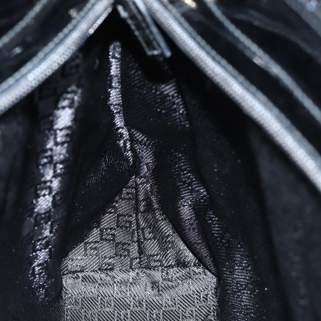 GUCCI Tote Bag Canvas Black 002 1119 77489