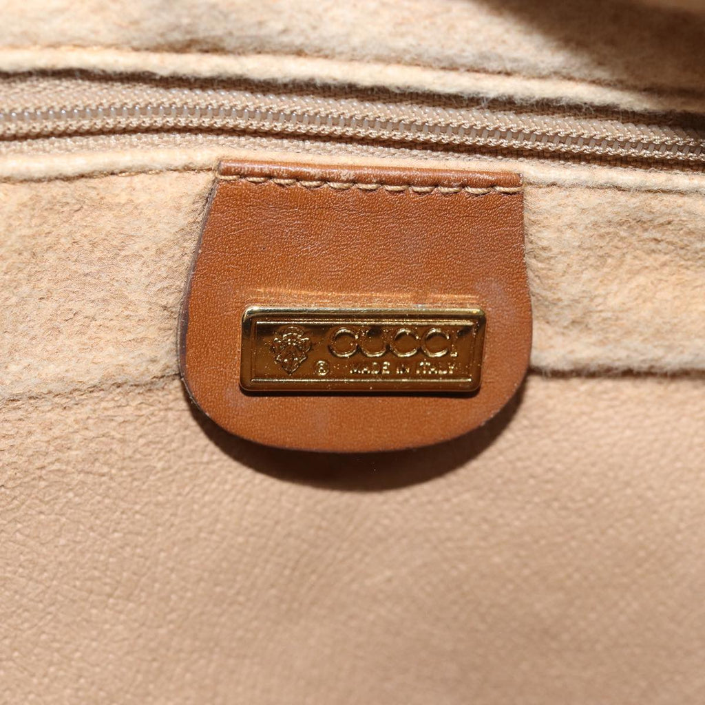 GUCCI GG Canvas Hand Bag Brown 000 101 0140 77490