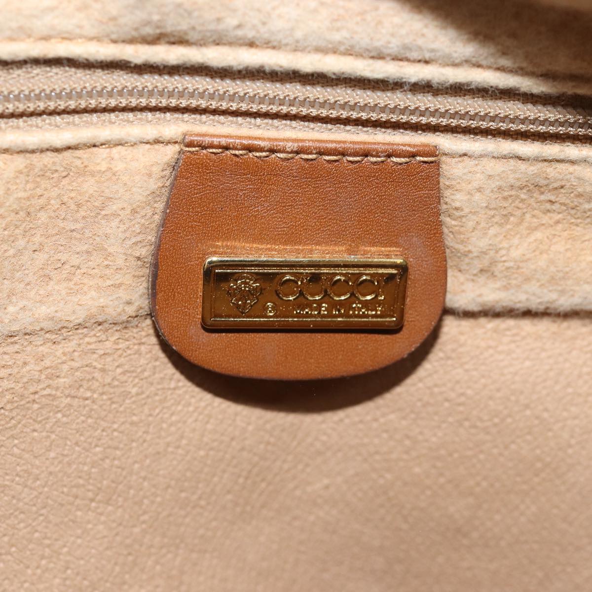 GUCCI GG Canvas Hand Bag Brown 000 101 0140 77490